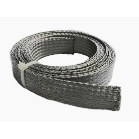 Kable Kontrol Kable Kontrol Braided Stainless Steel Sleeve - 1-1/4" Inside Diameter - 25' Length SSBS1.25B